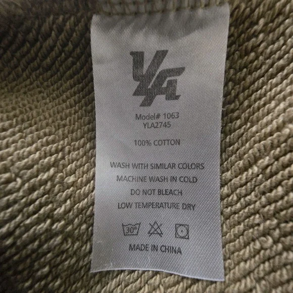 YoungLa #1063 ‎ Effortless Sets Mens XL Beige Embroidered Logo - Picture 3 of 8